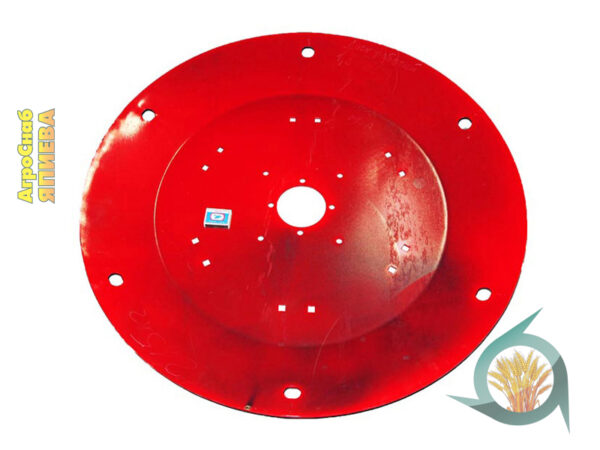 Диск рабочий (верхний) косилки Wirax 1,85 (d=870 мм) (красный) (22,6 кг) (П) ап