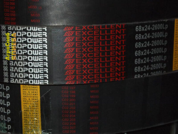 Ремень 68*24-2485 Li (68*24-2600 Lp) зубчатый Акрос, Вектор, Дон (BAOPOWER EXC)